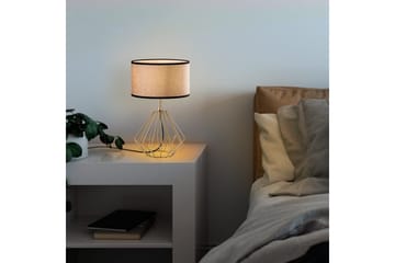 Pöytävalaisin Almasi Beige / Kulta - Beige / Kulta - Valaistus - Sisävalaistus & lamput - Ikkunavalaisimet - Ikkunavalaisin jalalla