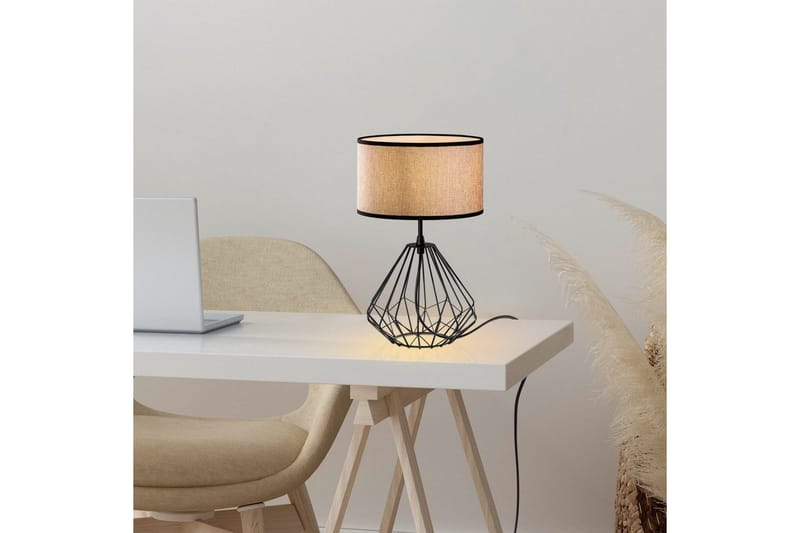 Pöytävalaisin Almasi Minkki / Musta - Minkki / Musta - Valaistus - Sisävalaistus & lamput - Erikoisvalaisin - Riisipaperivalaisin