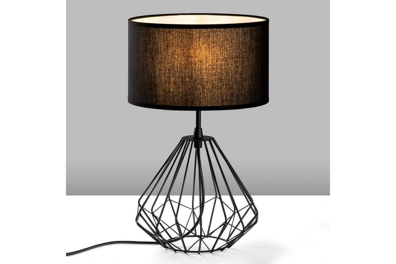 Pöytävalaisin Almasi Musta - Musta - Valaistus - Sisävalaistus & lamput - Erikoisvalaisin - Riisipaperivalaisin