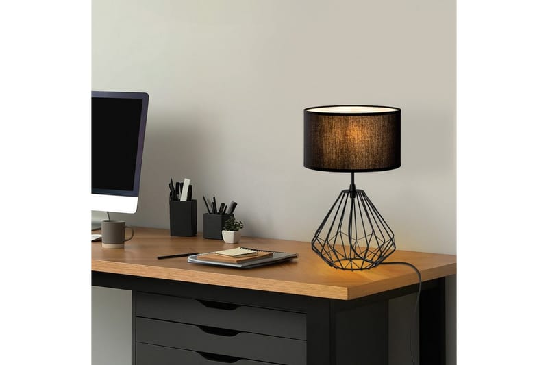 Pöytävalaisin Almasi Musta - Musta - Valaistus - Sisävalaistus & lamput - Erikoisvalaisin - Riisipaperivalaisin