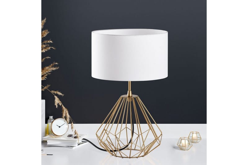 Pöytävalaisin Almasi Valkoinen / Kulta - Valkoinen / Kulta - Valaistus - Sisävalaistus & lamput - Erikoisvalaisin - Riisipaperivalaisin