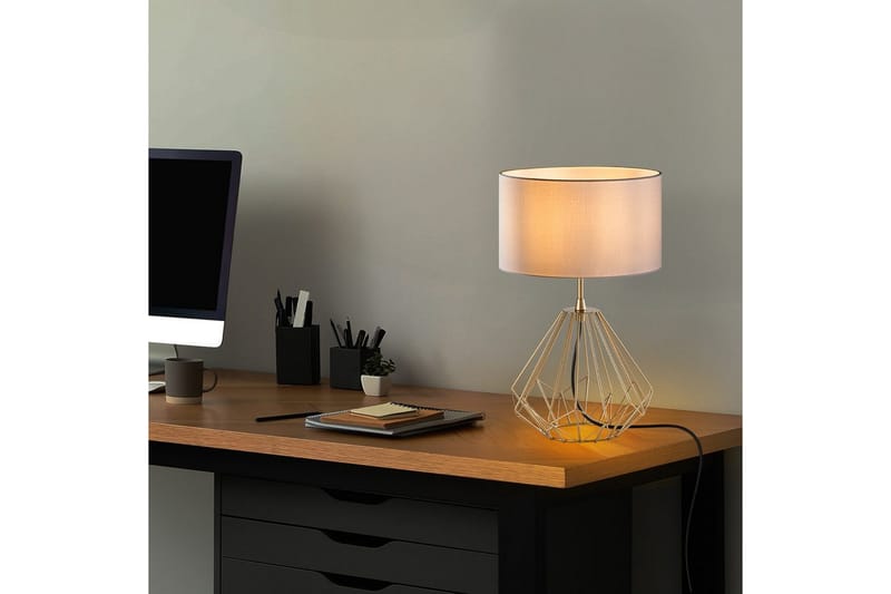 Pöytävalaisin Almasi Valkoinen / Kulta - Valkoinen / Kulta - Valaistus - Sisävalaistus & lamput - Erikoisvalaisin - Riisipaperivalaisin