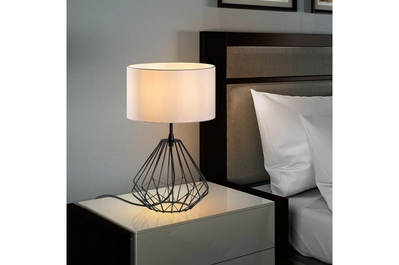 Pöytävalaisin Almasi Valkoinen / Musta - Valkoinen / Musta - Valaistus - Sisävalaistus & lamput - Erikoisvalaisin - Riisipaperivalaisin