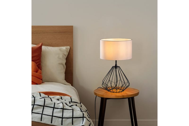 Pöytävalaisin Almasi Valkoinen / Musta - Valkoinen / Musta - Valaistus - Sisävalaistus & lamput - Erikoisvalaisin - Riisipaperivalaisin