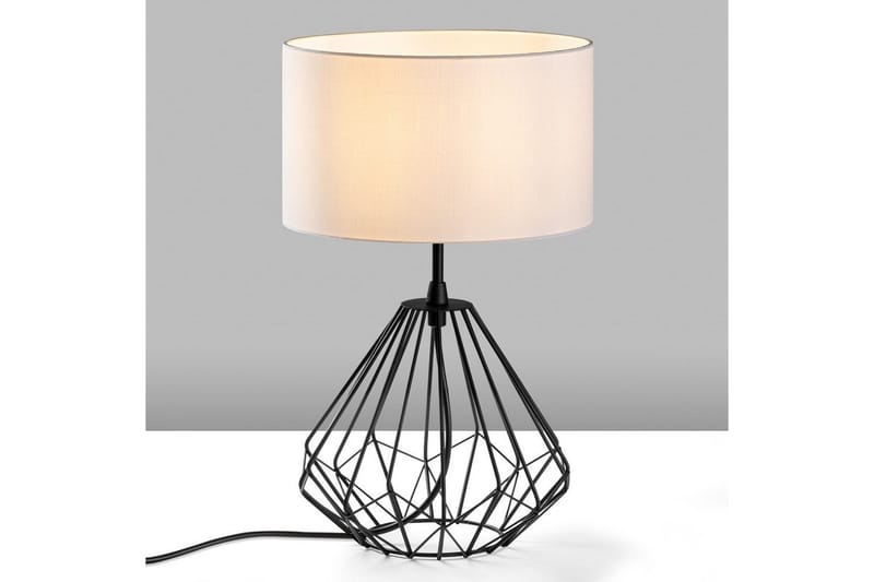 Pöytävalaisin Almasi Valkoinen / Musta - Valkoinen / Musta - Valaistus - Sisävalaistus & lamput - Erikoisvalaisin - Riisipaperivalaisin