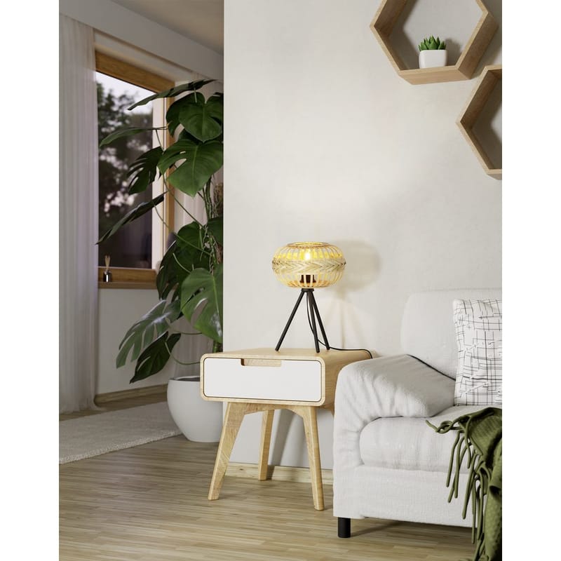 Pöytävalaisin Amsfield - 26 cm - Valaistus - Sisävalaistus & lamput - Erikoisvalaisin - Riisipaperivalaisin