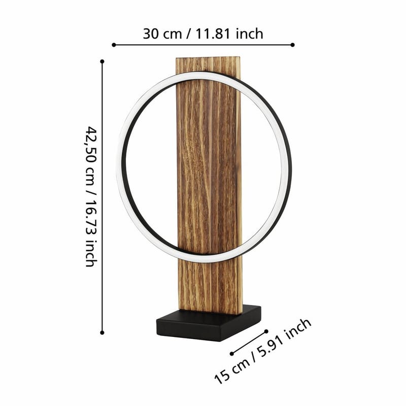 Pöytävalaisin Boyal - 15 cm - Valaistus - Sisävalaistus & lamput - Erikoisvalaisin - Riisipaperivalaisin
