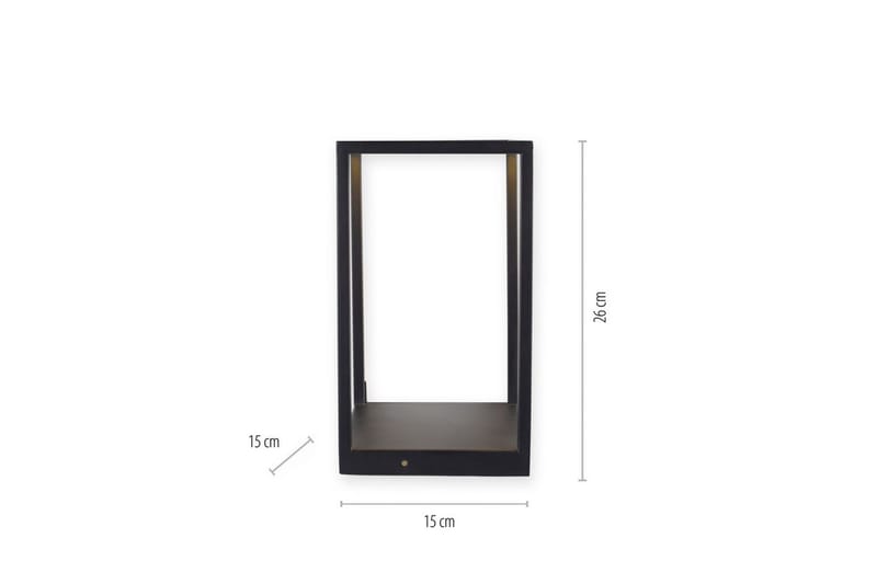 Pöytävalaisin Contura - 15x27x15 cm - Valaistus - Sisävalaistus & lamput - Erikoisvalaisin - Riisipaperivalaisin