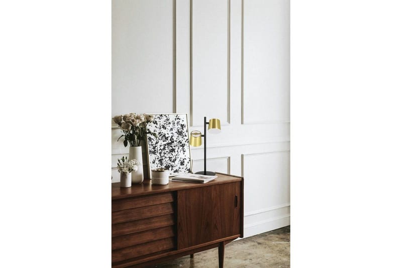 Pöytävalaisin Eglo Altamira Musta/Messinki - Valaistus - Sisävalaistus & lamput - Erikoisvalaisin - Riisipaperivalaisin