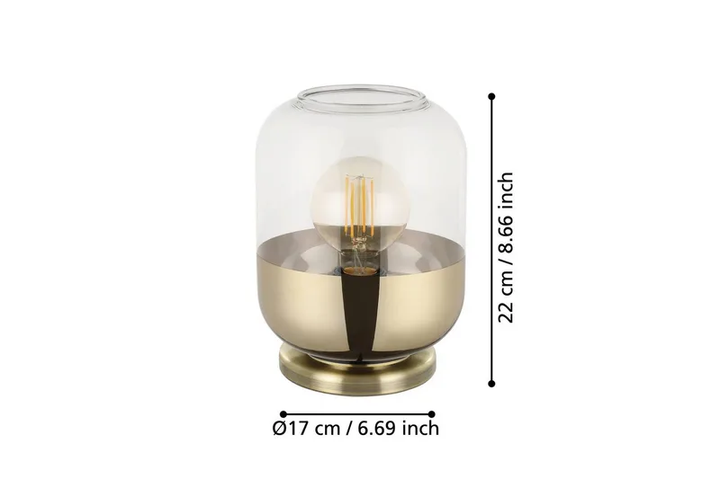 Pöytävalaisin Eglo Maryvilla - Pronssi/Kulta - Valaistus - Sisävalaistus & lamput - Erikoisvalaisin - Riisipaperivalaisin