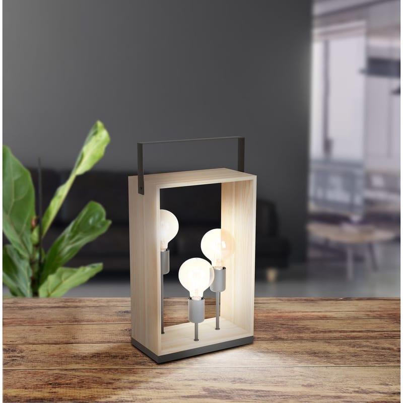 Pöytävalaisin Famborough 3 lampulla - 16 cm - Valaistus - Sisävalaistus & lamput - Erikoisvalaisin - Riisipaperivalaisin