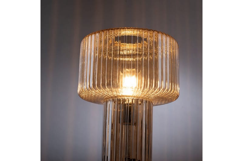 Pöytävalaisin Fungus - Meripihka - Valaistus - Sisävalaistus & lamput - Erikoisvalaisin - Riisipaperivalaisin