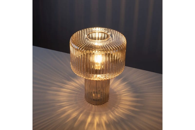 Pöytävalaisin Fungus - Meripihka - Valaistus - Sisävalaistus & lamput - Erikoisvalaisin - Riisipaperivalaisin