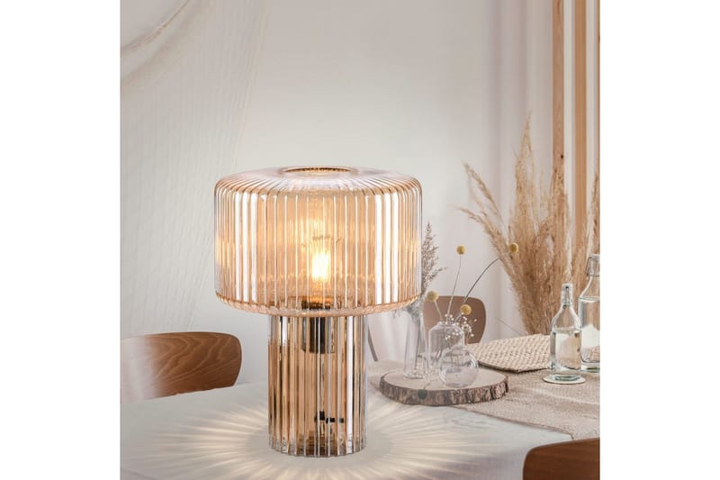 Pöytävalaisin Fungus - Meripihka - Valaistus - Sisävalaistus & lamput - Erikoisvalaisin - Riisipaperivalaisin