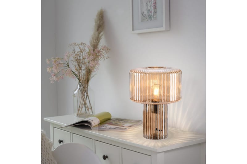 Pöytävalaisin Fungus - Meripihka - Valaistus - Sisävalaistus & lamput - Erikoisvalaisin - Riisipaperivalaisin