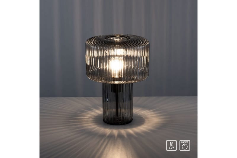 Pöytävalaisin Fungus - Savunvärinen - Valaistus - Sisävalaistus & lamput - Erikoisvalaisin - Riisipaperivalaisin