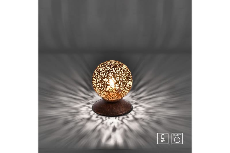 Pöytävalaisin Greta - 10x12,5x10 cm - Valaistus - Sisävalaistus & lamput - Erikoisvalaisin - Riisipaperivalaisin