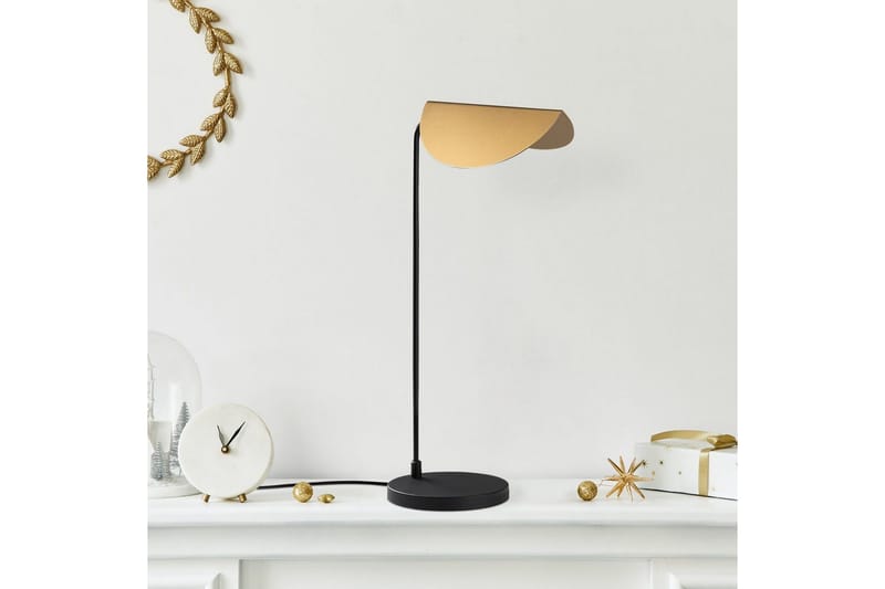 Pöytävalaisin Kulma Musta / Kulta - Musta / Kulta - Valaistus - Sisävalaistus & lamput - Erikoisvalaisin - Riisipaperivalaisin