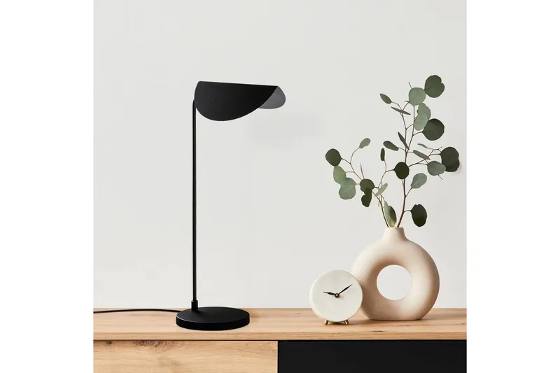 Pöytävalaisin Kulma Musta - Musta - Valaistus - Sisävalaistus & lamput - Erikoisvalaisin - Riisipaperivalaisin