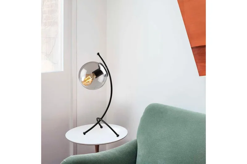 Pöytävalaisin Melra Musta - Musta - Valaistus - Sisävalaistus & lamput - Erikoisvalaisin - Riisipaperivalaisin