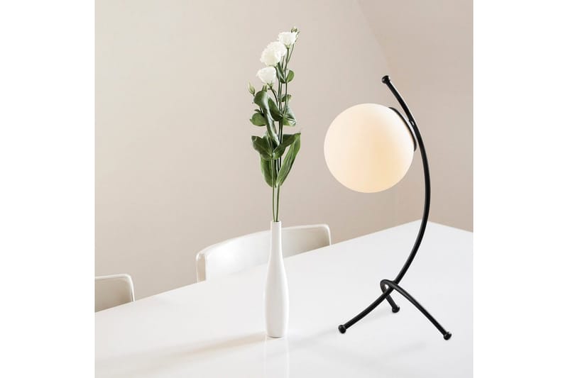 Pöytävalaisin Melra Musta / Valkoinen - Musta / Valkoinen - Valaistus - Sisävalaistus & lamput - Erikoisvalaisin - Riisipaperivalaisin