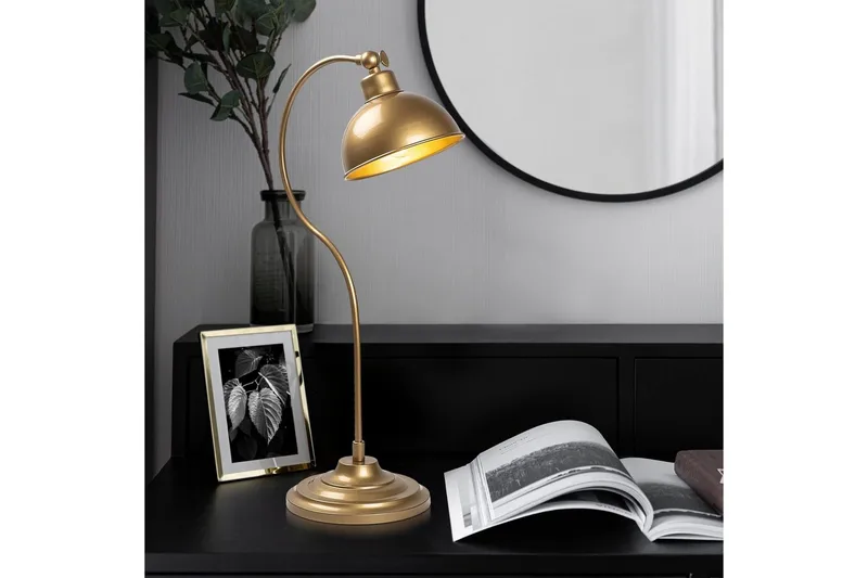 Pöyt ävalaisin Moonridge Kulta - Kulta - Valaistus - Sisävalaistus & lamput - Erikoisvalaisin - Riisipaperivalaisin