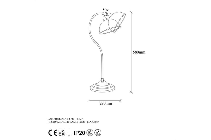 Pöytävalaisin Moonridge Kulta - Kulta - Valaistus - Sisävalaistus & lamput - Erikoisvalaisin - Riisipaperivalaisin