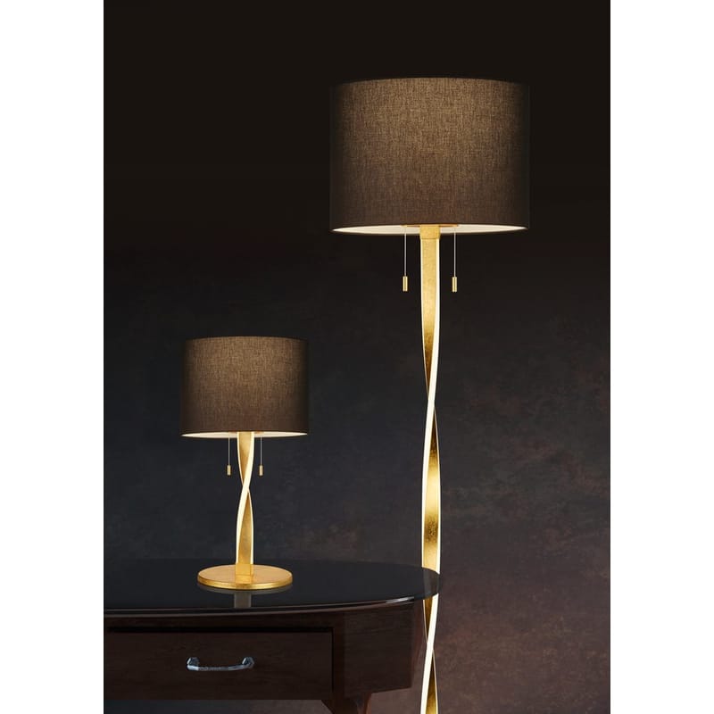 Pöytävalaisin Nandor - Musta/kulta - Valaistus - Sisävalaistus & lamput - Erikoisvalaisin - Riisipaperivalaisin