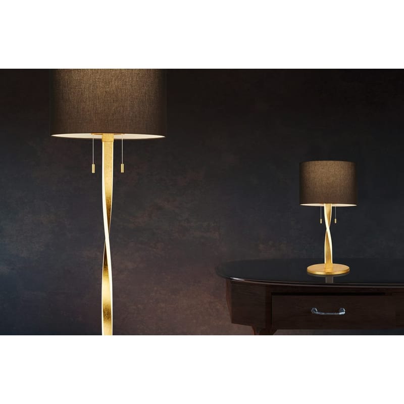 Pöytävalaisin Nandor - Musta/kulta - Valaistus - Sisävalaistus & lamput - Erikoisvalaisin - Riisipaperivalaisin