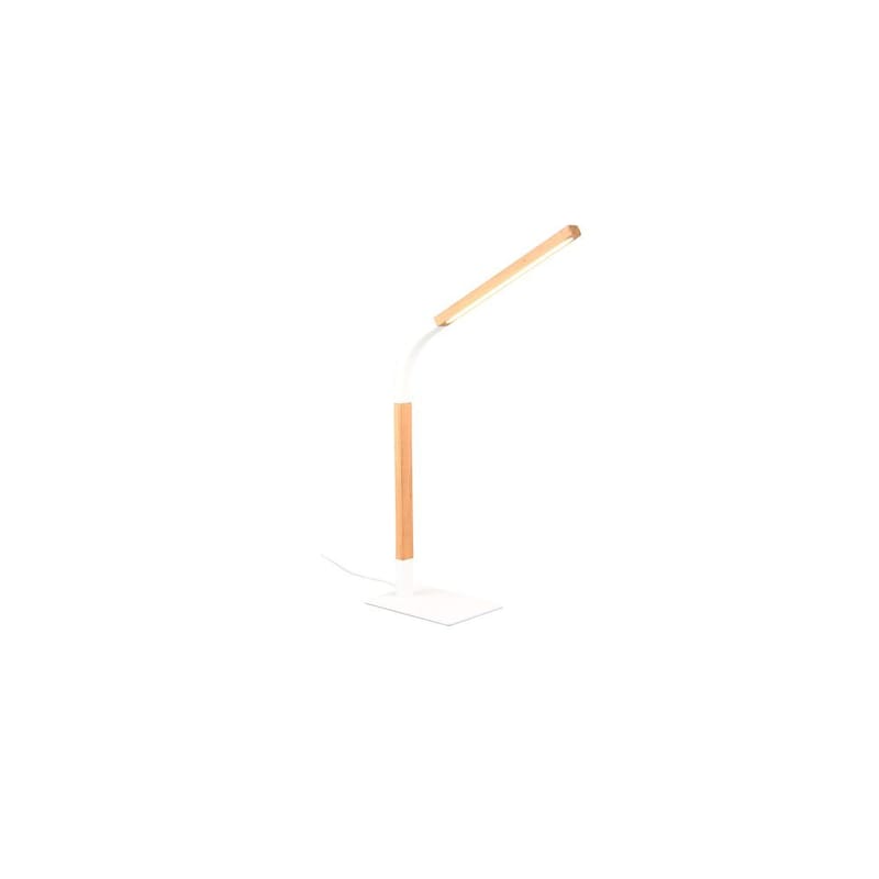 Pöytävalaisin Norris - Mattavalkoinen/puu - Valaistus - Sisävalaistus & lamput - Erikoisvalaisin - Riisipaperivalaisin