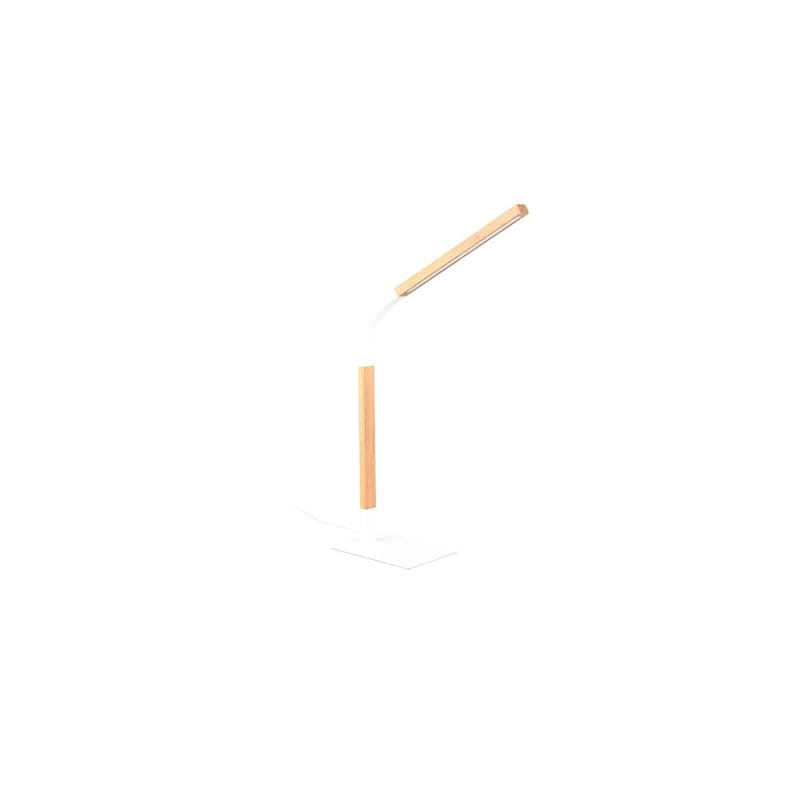 Pöytävalaisin Norris - Mattavalkoinen/puu - Valaistus - Sisävalaistus & lamput - Erikoisvalaisin - Riisipaperivalaisin
