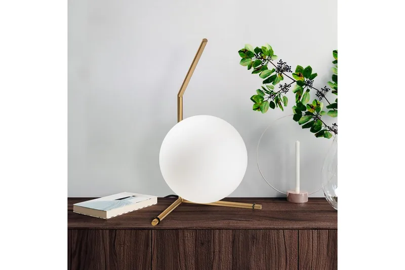 Pöytävalaisin Rathi Kulta - Kulta - Valaistus - Sisävalaistus & lamput - Erikoisvalaisin - Riisipaperivalaisin