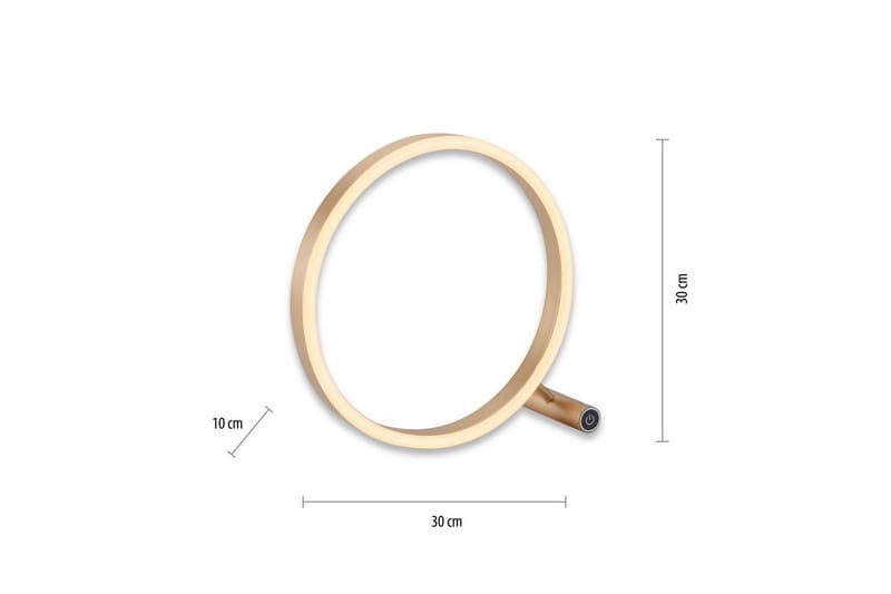 Pöytävalaisin Ritus - 10x28x28,5 cm - Valaistus - Sisävalaistus & lamput - Erikoisvalaisin - Riisipaperivalaisin