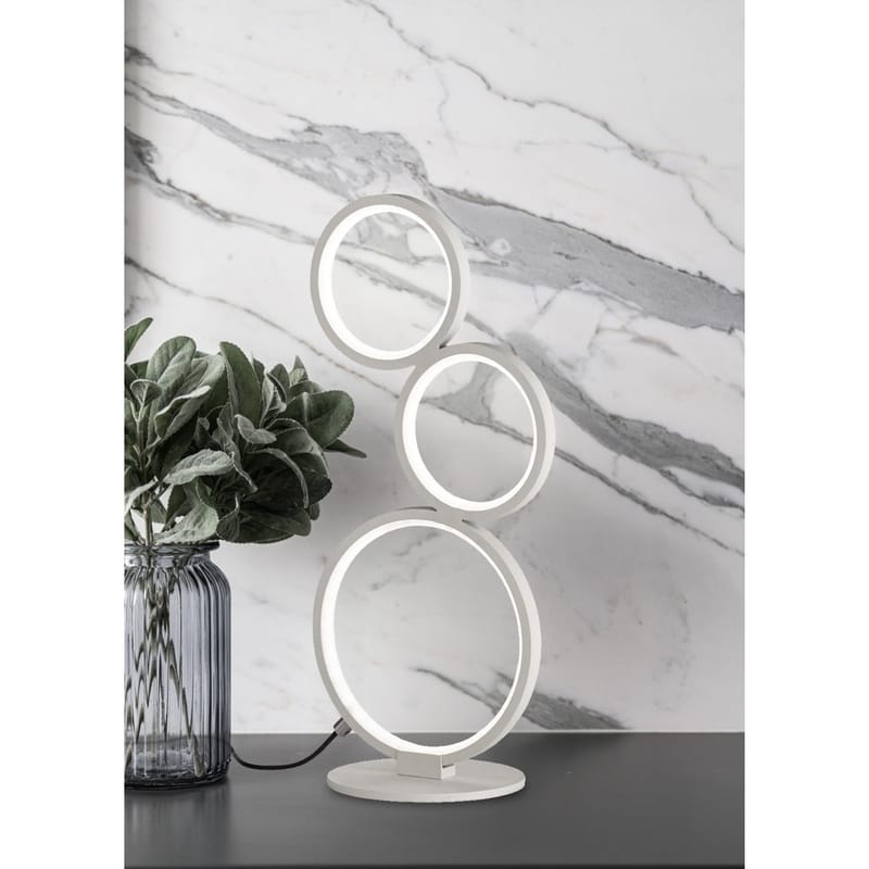 Pöytävalaisin Rondo - Mattavalkoinen - Valaistus - Sisävalaistus & lamput - Erikoisvalaisin - Riisipaperivalaisin