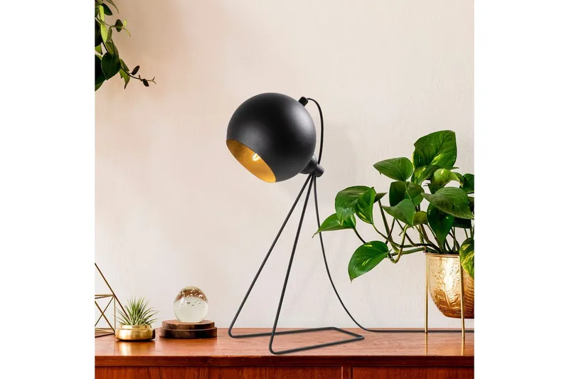 Pöytävalaisin Sekoitettu Musta / Kulta - Musta / Kulta - Valaistus - Sisävalaistus & lamput - Erikoisvalaisin - Riisipaperivalaisin