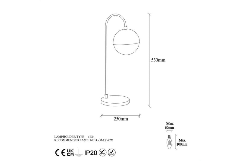 Pöytävalaisin Soona Gold - Kulta - Valaistus - Sisävalaistus & lamput - Erikoisvalaisin - Riisipaperivalaisin