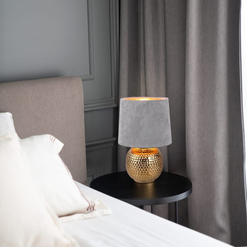 Pöytävalaisin Sophia - Harmaa - Valaistus - Sisävalaistus & lamput - Erikoisvalaisin - Riisipaperivalaisin