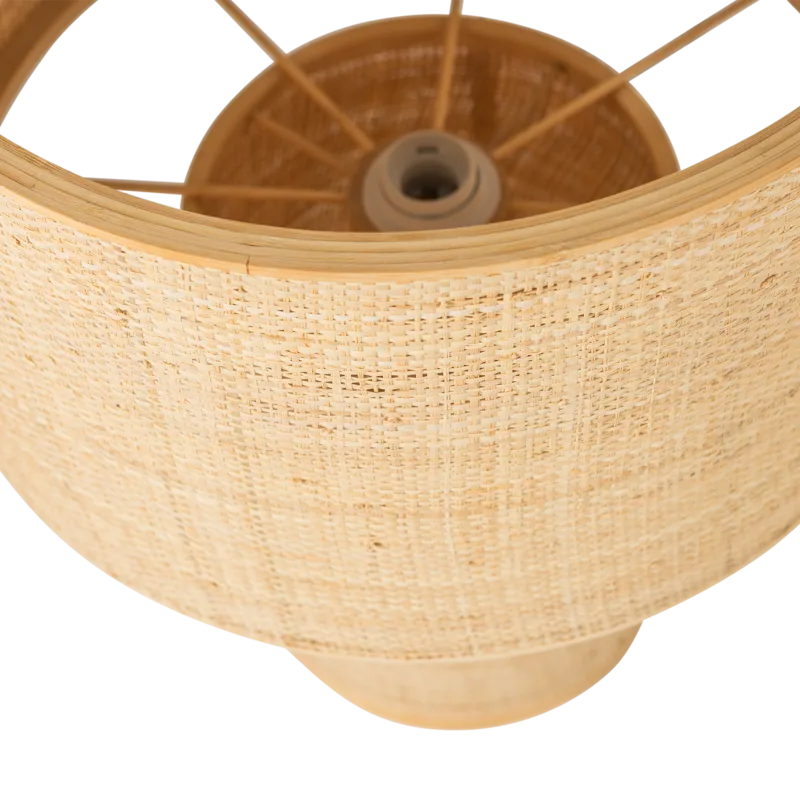 Pöytävalaisin Syro 42 cm - Luonnonväri - Valaistus - Sisävalaistus & lamput - Erikoisvalaisin - Riisipaperivalaisin