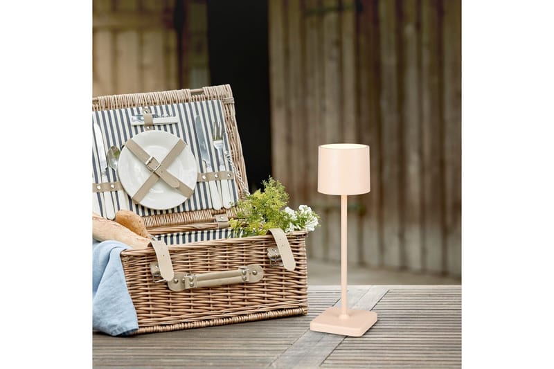 Pöytävalaisin TRIO Fernandez Hiekka - Hiekka - Valaistus - Sisävalaistus & lamput - Erikoisvalaisin - Riisipaperivalaisin