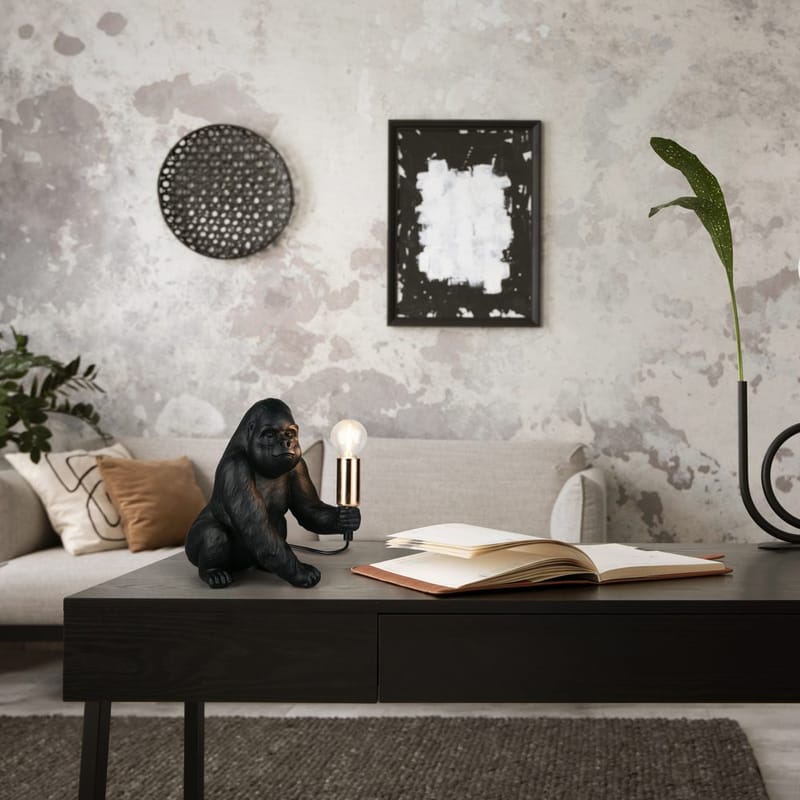 Pöytävalaisin TRIO Kong - Musta - Valaistus - Sisävalaistus & lamput - Erikoisvalaisin - Riisipaperivalaisin