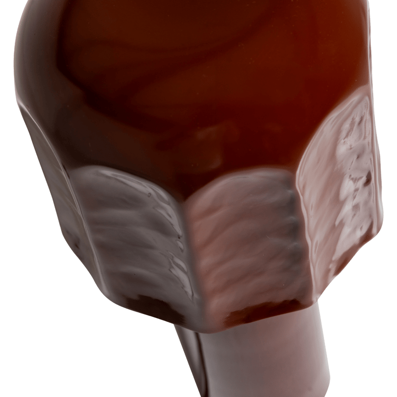 Pöytävalaisin Virel 39 cm - Ruskea/Punainen - Valaistus - Sisävalaistus & lamput - Erikoisvalaisin - Riisipaperivalaisin