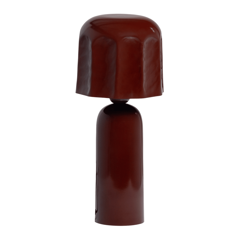 Pöytävalaisin Virel 39 cm, Ruskea/Punainen