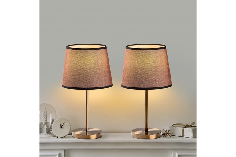 Pöytävalaisinsarja (2 kappaletta) Jaspal Antiikkinen - Antiikkinen - Valaistus - Sisävalaistus & lamput - Erikoisvalaisin - Riisipaperivalaisin