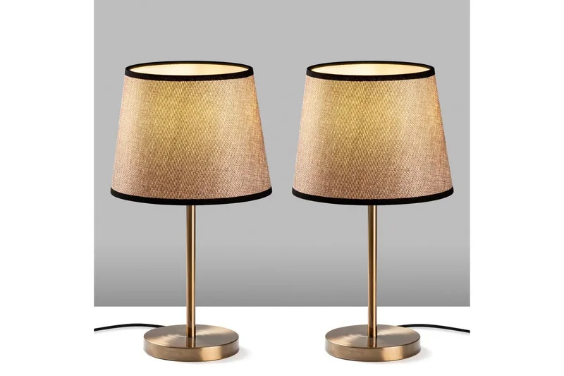 Pöytävalaisinsarja (2 kappaletta) Jaspal Antiikkinen / Musta - Antiikkinen / Musta - Valaistus - Sisävalaistus & lamput - Erikoisvalaisin - Riisipaperivalaisin