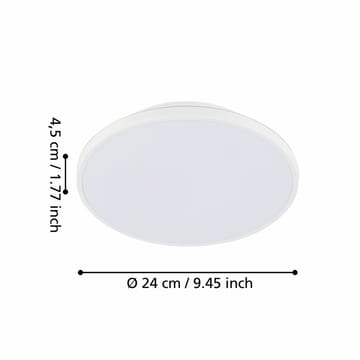 Pinnalle asennettava lamppu Crespillo-rakenne - 240 mm - Valaistus - Sisävalaistus & lamput - Erikoisvalaisin - Tiffanylamppu