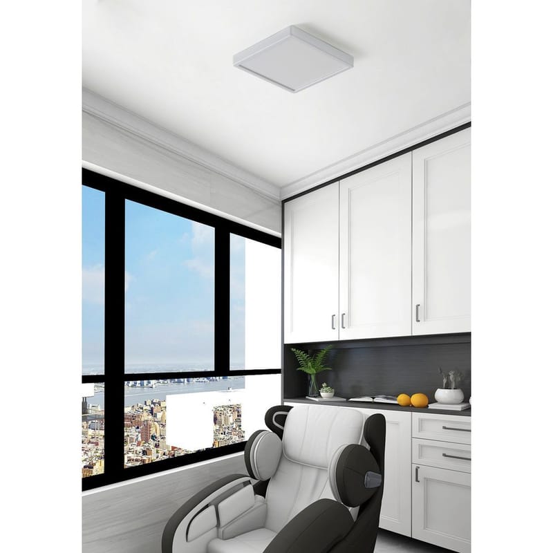 Plafondi Argolis 285x285 mm - Valkoinen - Valaistus - Sisävalaistus & lamput - Erikoisvalaisin - Tiffanylamppu