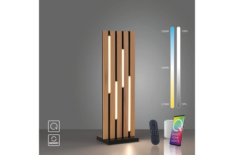 Q-Akustik Paul Neuhaus Pöytävalaisin - Valaistus - Sisävalaistus & lamput - Erikoisvalaisin - Riisipaperivalaisin