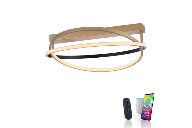 Q-Beluga Paul Neuhaus Kattovalaisin - Valaistus - Sisävalaistus & lamput - Erikoisvalaisin - Tiffanylamppu