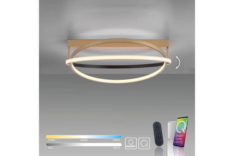 Q-Beluga Paul Neuhaus Kattovalaisin - Valaistus - Sisävalaistus & lamput - Erikoisvalaisin - Tiffanylamppu