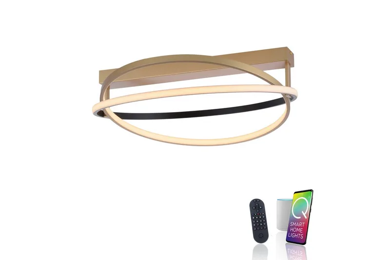 Q-Beluga Paul Neuhaus Kattovalaisin - Valaistus - Sisävalaistus & lamput - Erikoisvalaisin - Tiffanylamppu